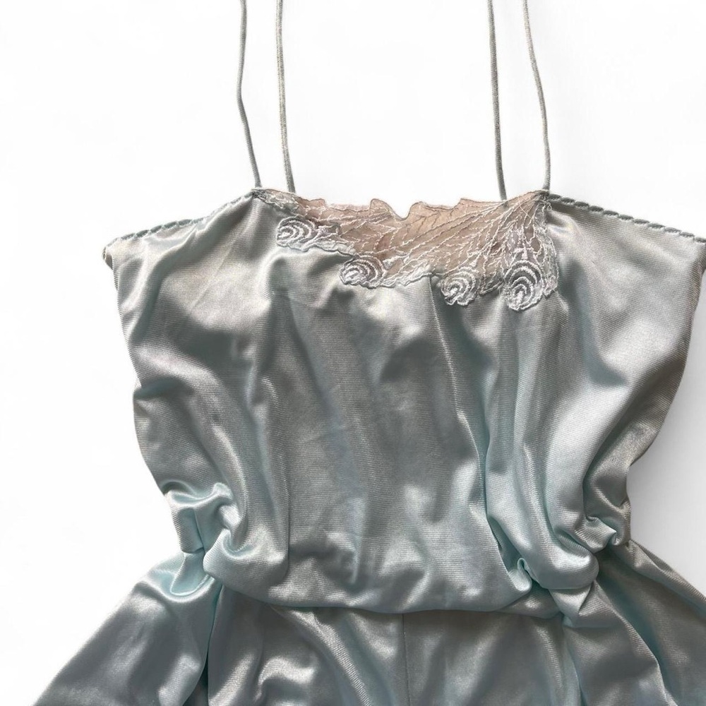 Vintage Blue Romper - Picture 3 of 4